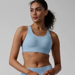 NWT light blue Athleta Advance sports bra, 34C